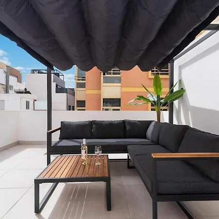 דירה Beachside Groundfloor Canteras Shared Rooftop לאס פאלמס דה גראן קנאריה
